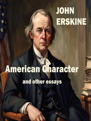 cover image of American Character and Other Essays
